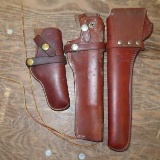 3- Brown leather holsters~1516