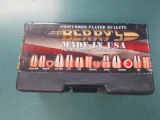 250rds Berry 40cal (.401) 180gr flat point bullets~1526