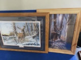 2 - Whitetail prints by Jim Hansel.. **PICKUP ONLY, no Shipping available**