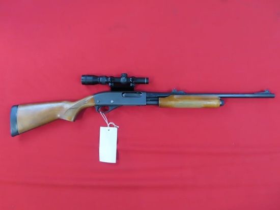 Remington 870 20ga pump, slug barrel & tasco scope shotgun,~3041