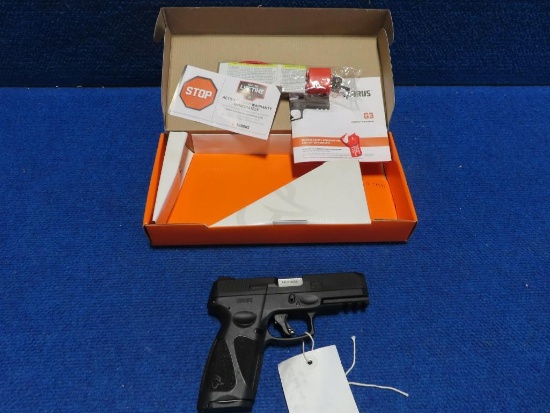 Taurus G3 9mm semi auto pistol,2 mags, hard case, new~3289
