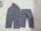 Woolworth 3XL bibs and 41x34 wool pants~4399