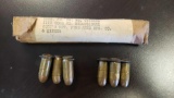 .45 to .22 recoil spring. misc handgun ammo on clips~2308