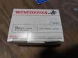 100rds Winchester 9mm 115gr FMJ~4084