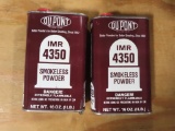 2-IMR 4350 1lb cans 2lbs total, cans are factory sealed **Local Pickup Only