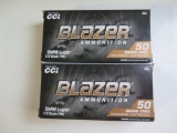 100rds CCI Blazer 9mm 115gr, FMJ~4180