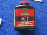 1b container No 7 Accurate powder **Local Pickup Only, NO SHIPPING AVAILABL