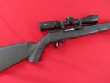 Savage A17 .17HMR semi auto rifle with Cabelas 3-9x40 .22Mag scope~4373