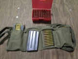 150rds 5.56 FMJ with Vietnam mags, pouch and speed clips~4397