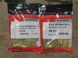 Two sealed bags of Winchester 30-06 brass, 100 pieces total~4424