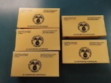 UMC (5) 50rd boxes of 9mm Lugar 115gr MC, 250 rds total~4486