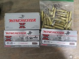 55rds 30-30 ammo AND 25 once fired brass~4492