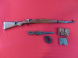 Mauser M48 8mm bolt rifle, numbers match, clean bore, with bayonet, sling,