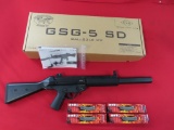 GSG-5 SD .22lr semi automatic rifle.  This a 22 copy of the HK MP5SD.  Supp