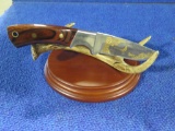 Pheasants Forever Collector knife and horn display stand~4950