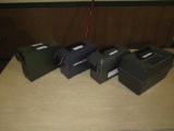 3 Poly & 1 Metal ammo boxes~5231