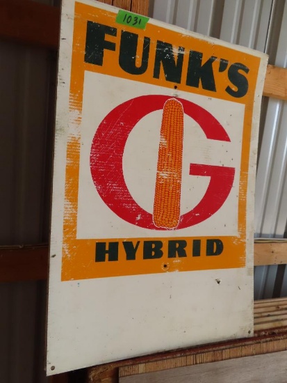 Funk's Hybrid poly 2 sided sign, 20"x28 1/2"