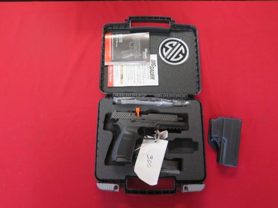 SIG SAUER P320 9MM SEMI, NEW IN BOX, HARDCASE, HOLSTER, EXTRA MAG~6300