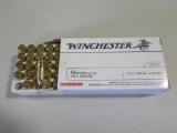 50rds Winchester 9mm 124gr FMJ~6345
