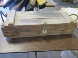 Wooden ammunition box 