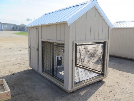 6'x10' Dog kennel storage shed, Trex flooring