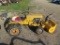 Allis Chalmers B-12 garden tractor with snow blower, wheel weight's and cha
