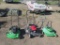 3- Push mowers, unknown condition