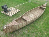 Camouflaged 14' canoe - no registration