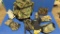 Camo backpack and Cold weather gloves and misc~6679
