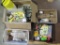 4 Boxes of misc fishing tackle, bobbers, leach locker, weights, etc~7032