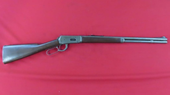 Winchester 94 38-55 lever, stock replaced, sights replaced~6556