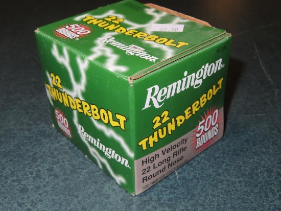 500rds Remington .22 Thunderbolt~6562