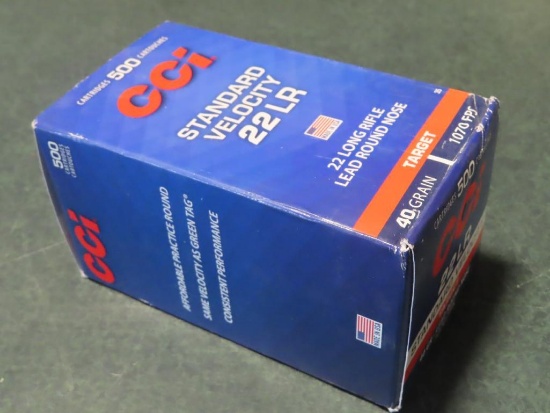 500rds CCI .22 Target 40gr~6564
