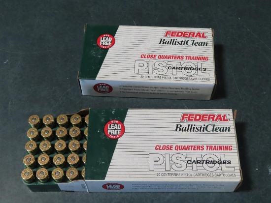 100rds Federal 45Auto Ballistic~6570