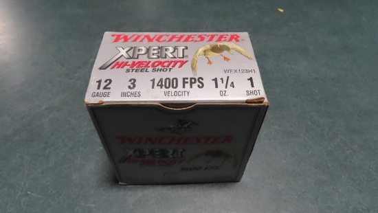 25rds Winchester 12ga 3" 1 shot steel~6584
