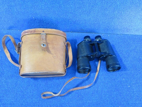 Binoculars and leather case~6604