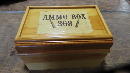 Wood Ammo Box~6626