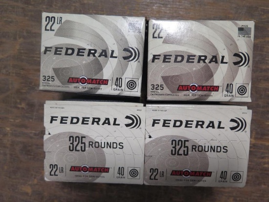 1300rds Federal Auto Match .22LR 40gr~6643