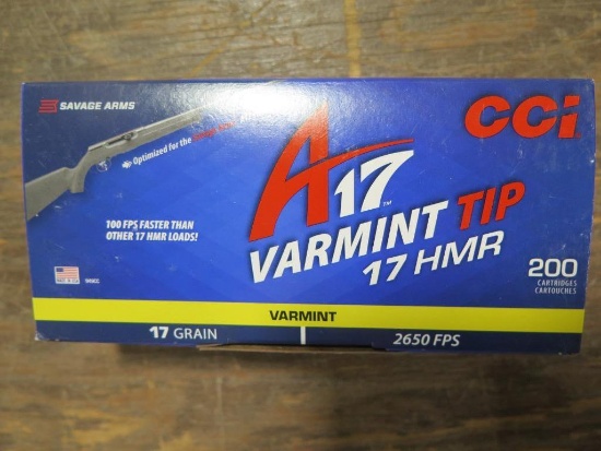 200rds CCI A17 HMR Varmint Tip, 17gr~6649