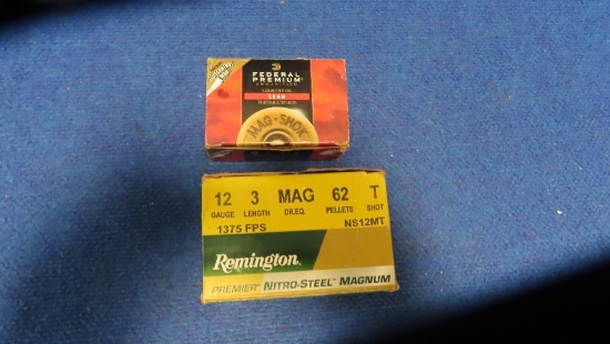 35 rds Fed 12ga, 3" 4&6 steel (10) & Remington 3" Mag Steel 18T - 7 BBB~674