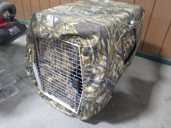 Plastic Dog Kennel with Insulated cover; Size Med/Large 24 X 36 inch, 26 in