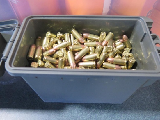 500rds 9mm 115gr with ammo box~6840