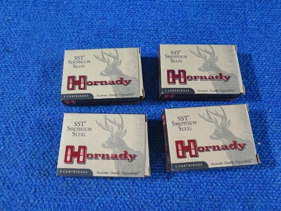 20rds Hornady 20ga SST slugs/sabots~6848