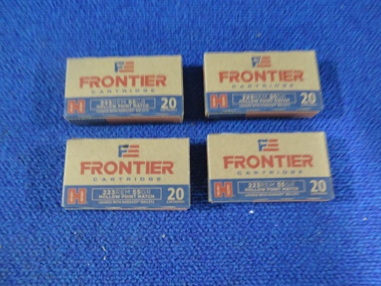 80rds Hornady .223 55gr HP~6854