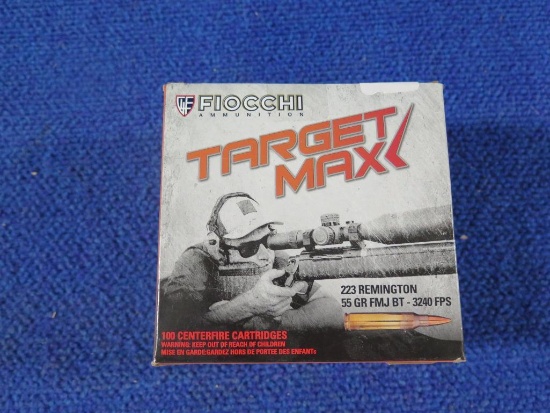100rds Fiocchi .223 55gr FMJ~6856
