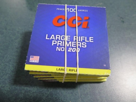 500 CCI large rifle primers, No. 200- NO SHIPPING AVAILABLE~6915