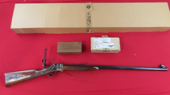 Uberti Sharps 1874 Quigley 45/70 single shot, owner states fired 3X - WITH AAP