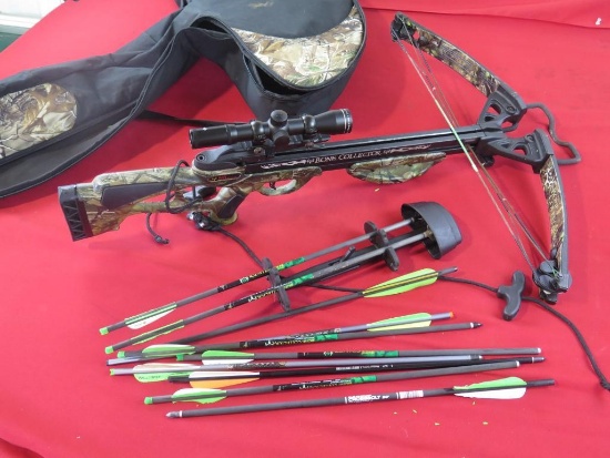 Horton Bone collection Cross Bow with case locking cable, rail lube~6945