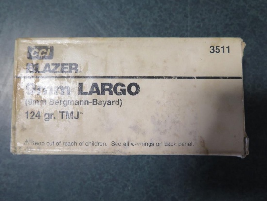 50rds Blazer 9mm Largo (9X23)~6968