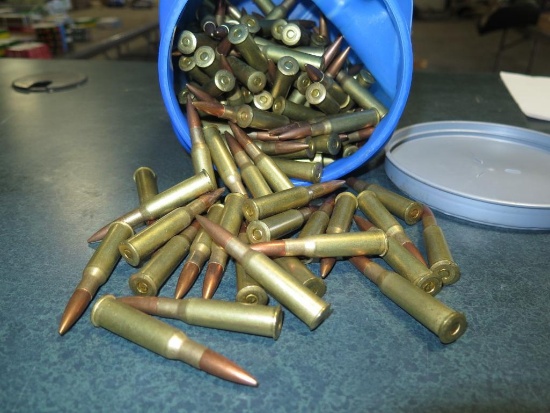 144rds 7.62x54R brass case ammo~6988